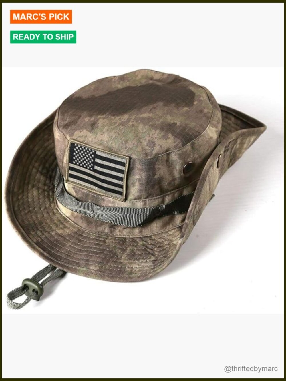 Boonie Hat Wide Brim Mesh Quick Dry Adjustable Chin Strap Fishing Hiking